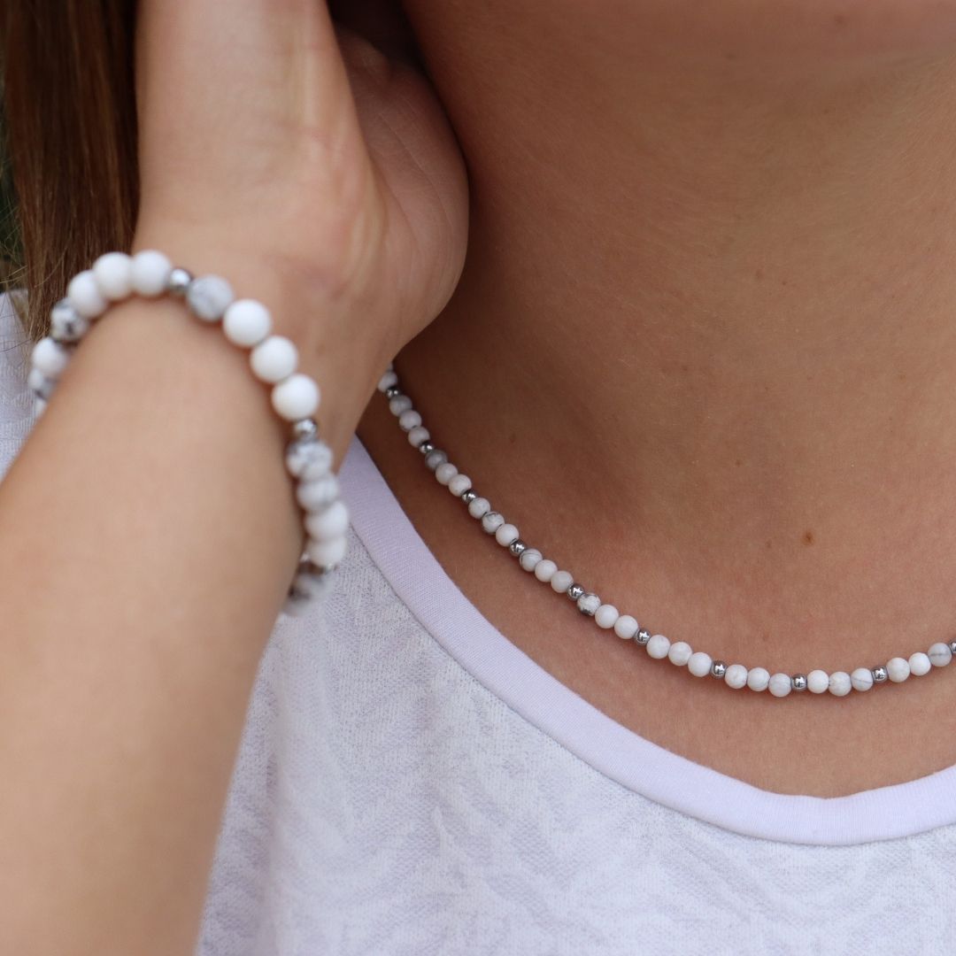 Howlite Blanche